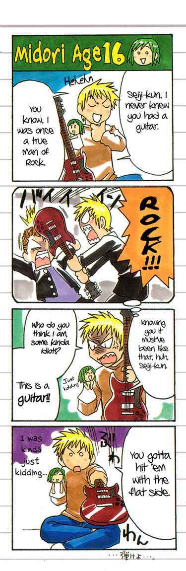 Midori no Hibi Chapter 43 page 22 - Chapter 43: Indomitable Courage