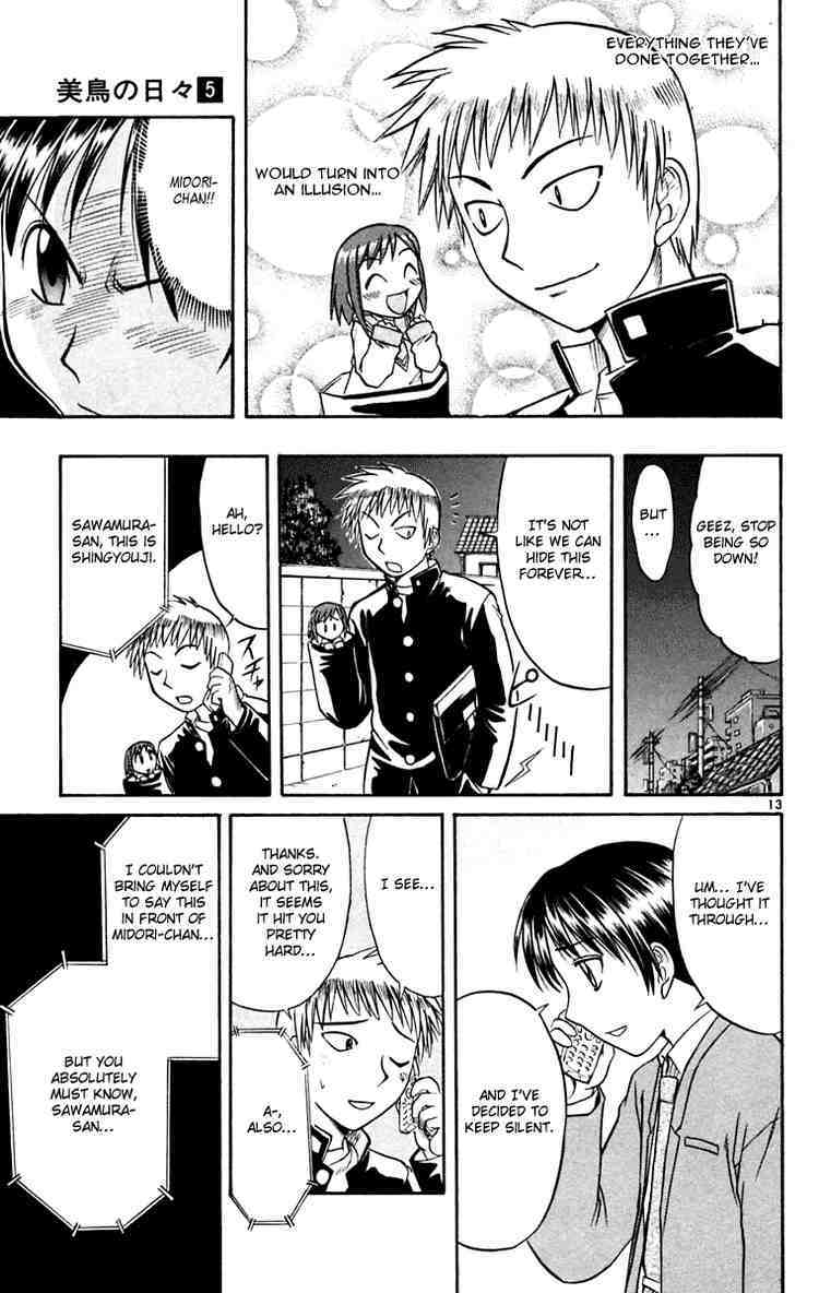 Midori no Hibi Chapter 54 page 13 - Chapter 54: Kouta's Choice