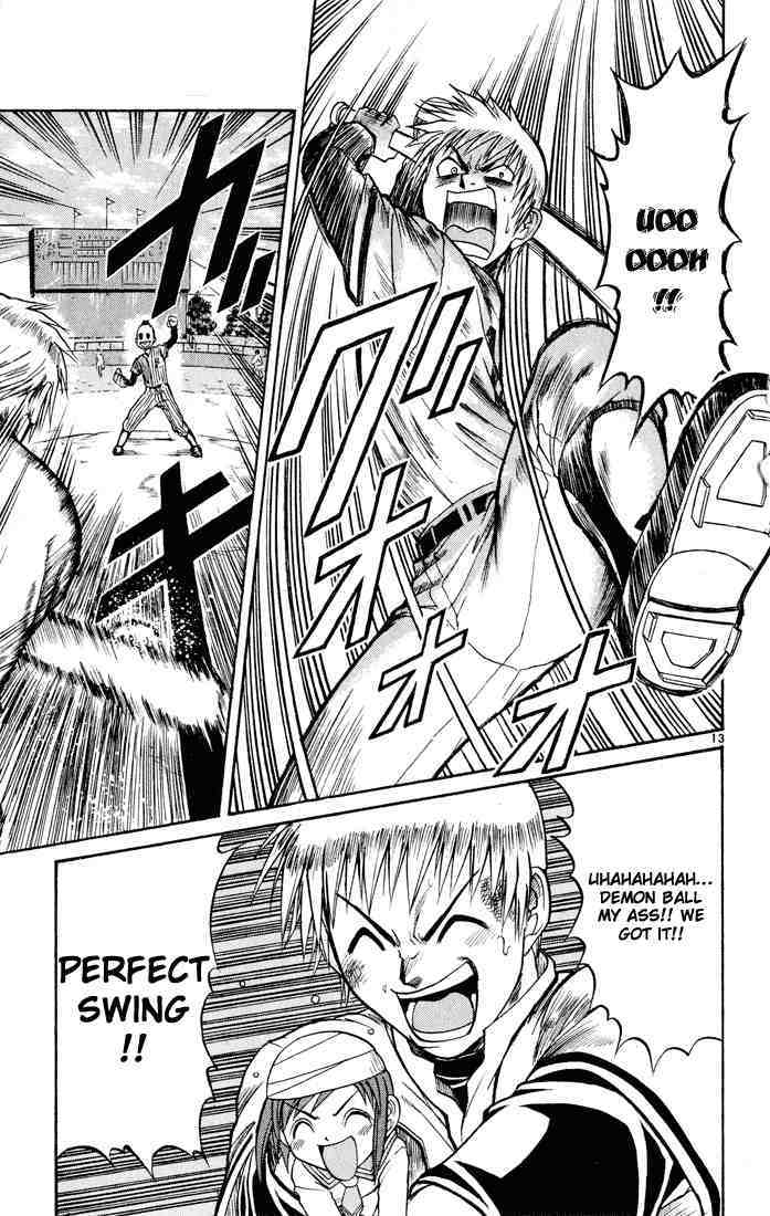 Midori no Hibi Chapter 69 page 13 - Chapter 69: Street Fight Baseball