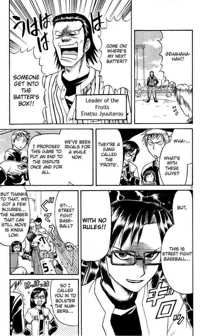 Midori no Hibi Chapter 69 page 3 - Chapter 69: Street Fight Baseball