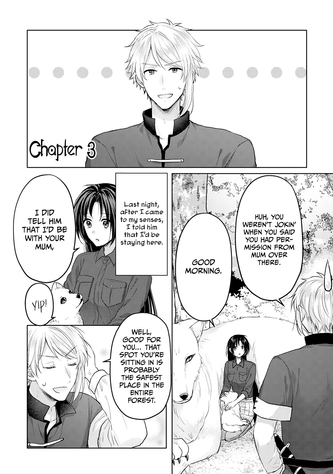 Midori no Mahou to Kaori no Tsukaite Chapter 3 page 1 - Chapter 3