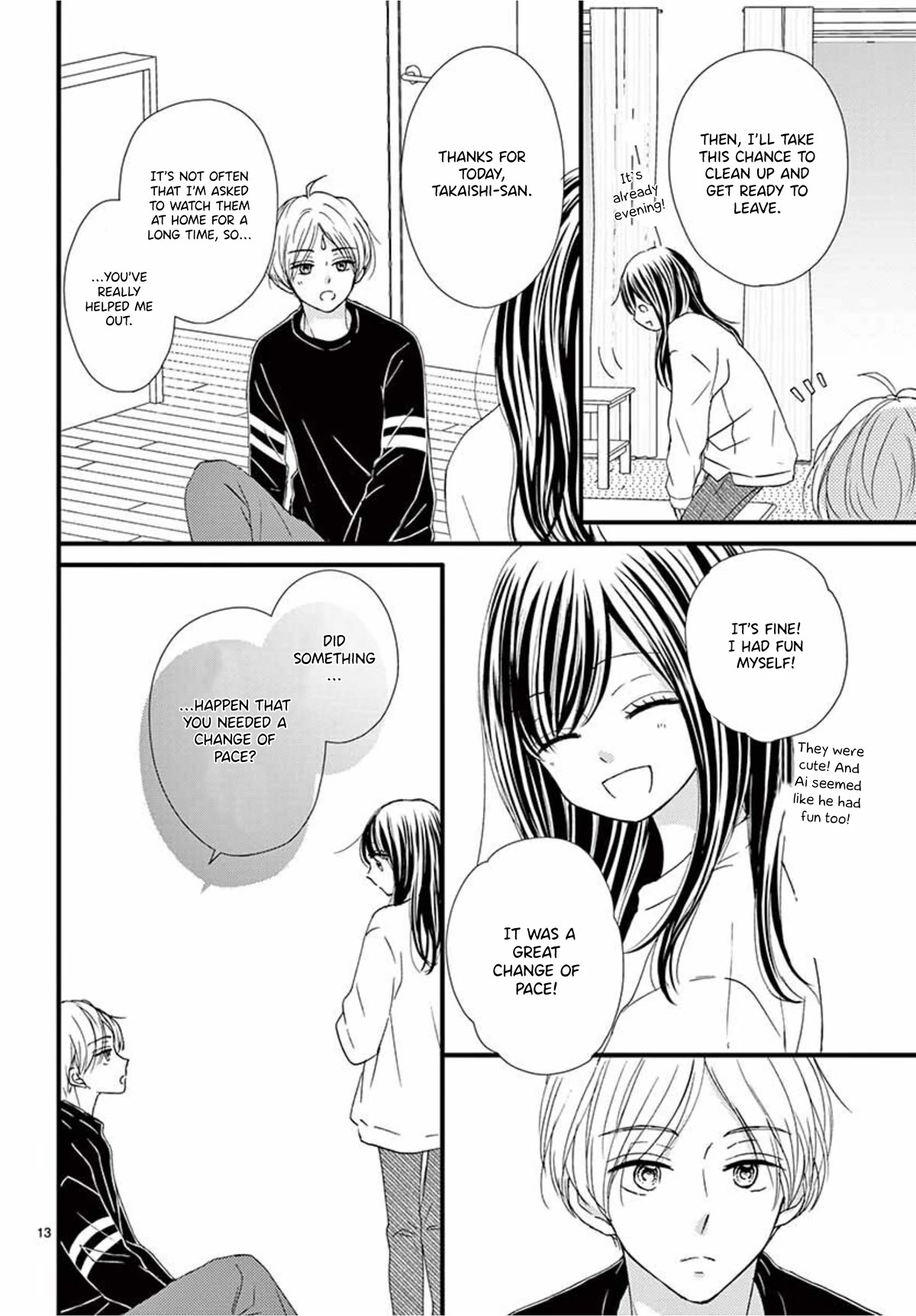 Midori no Tomari Ki Chapter 14 page 15 - Chapter 14