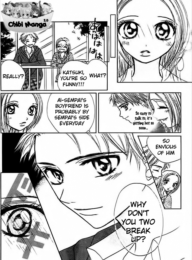 Mienai Kimi e no Okurimono Chapter 3.2 page 14 - Chapter 3 v2 : Kiss Me... Kiss Me...