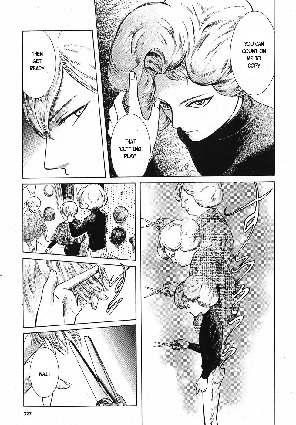 Migi to Dali Chapter 13 page 11 - Chapter 13: Uneven Hair