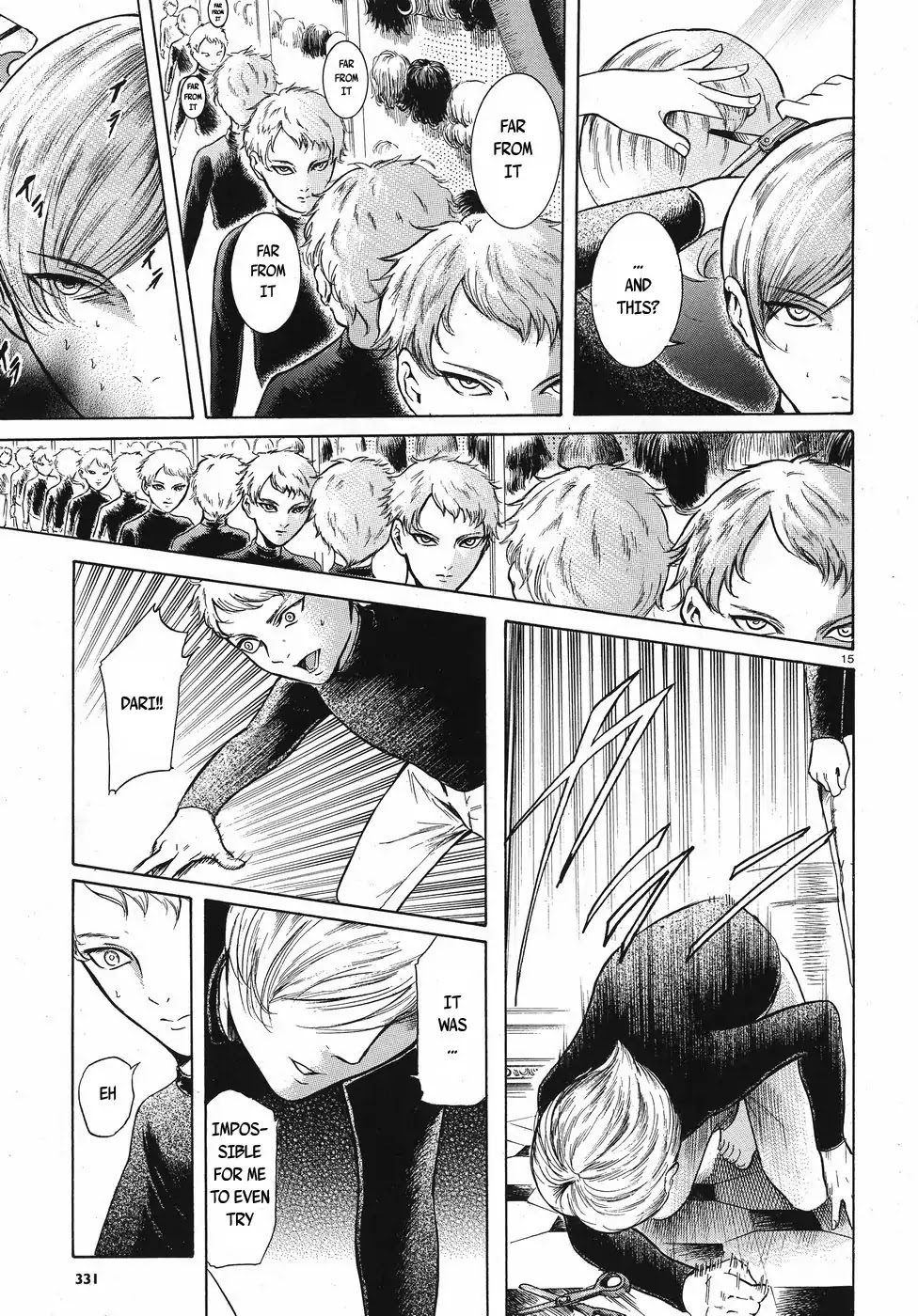 Migi to Dali Chapter 13 page 15 - Chapter 13: Uneven Hair