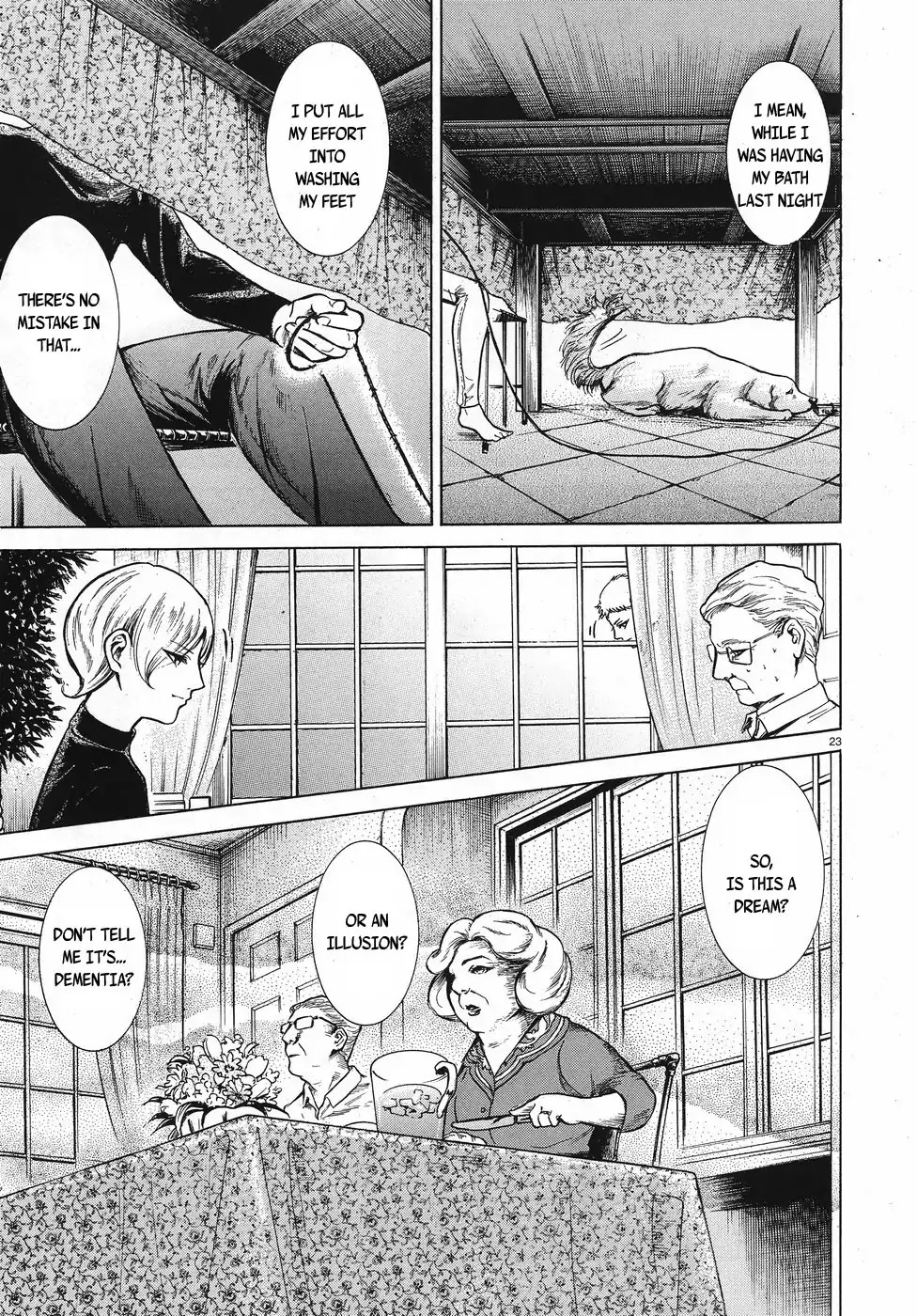Migi to Dali Chapter 13 page 23 - Chapter 13: Uneven Hair