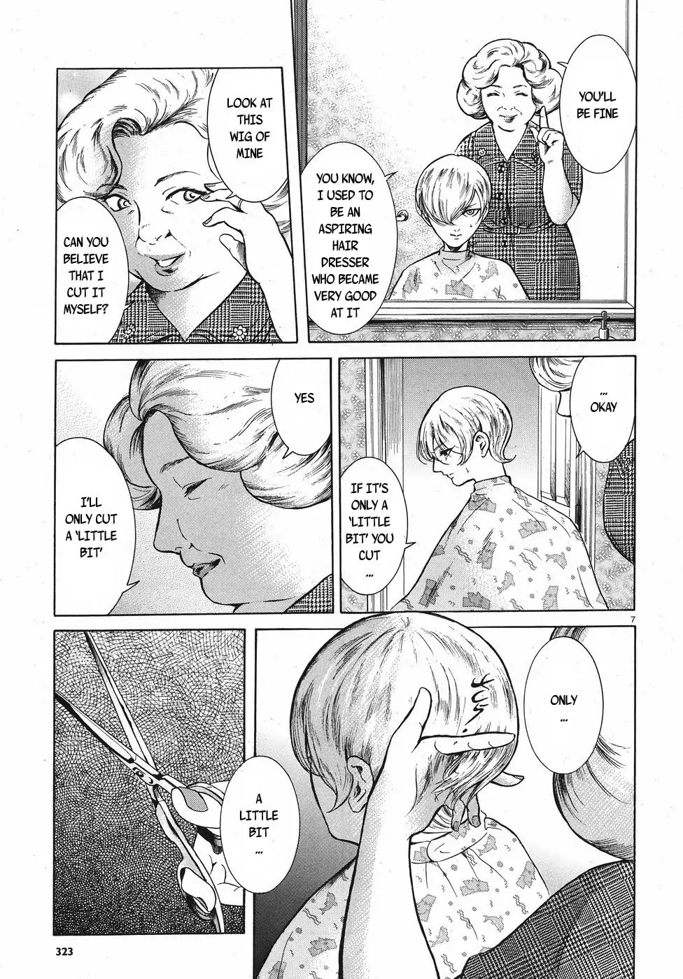 Migi to Dali Chapter 13 page 7 - Chapter 13: Uneven Hair