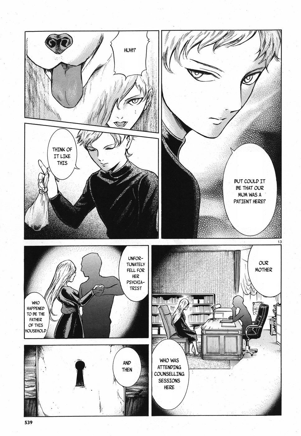 Migi to Dali Chapter 14 page 13 - Chapter 14: A Suspicious Stroll