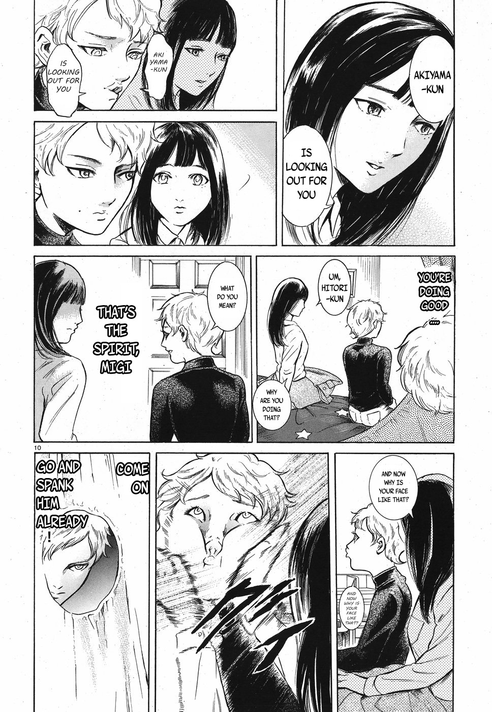 Migi to Dali Chapter 16 page 10 - Chapter 16: A Terrifying Punishment
