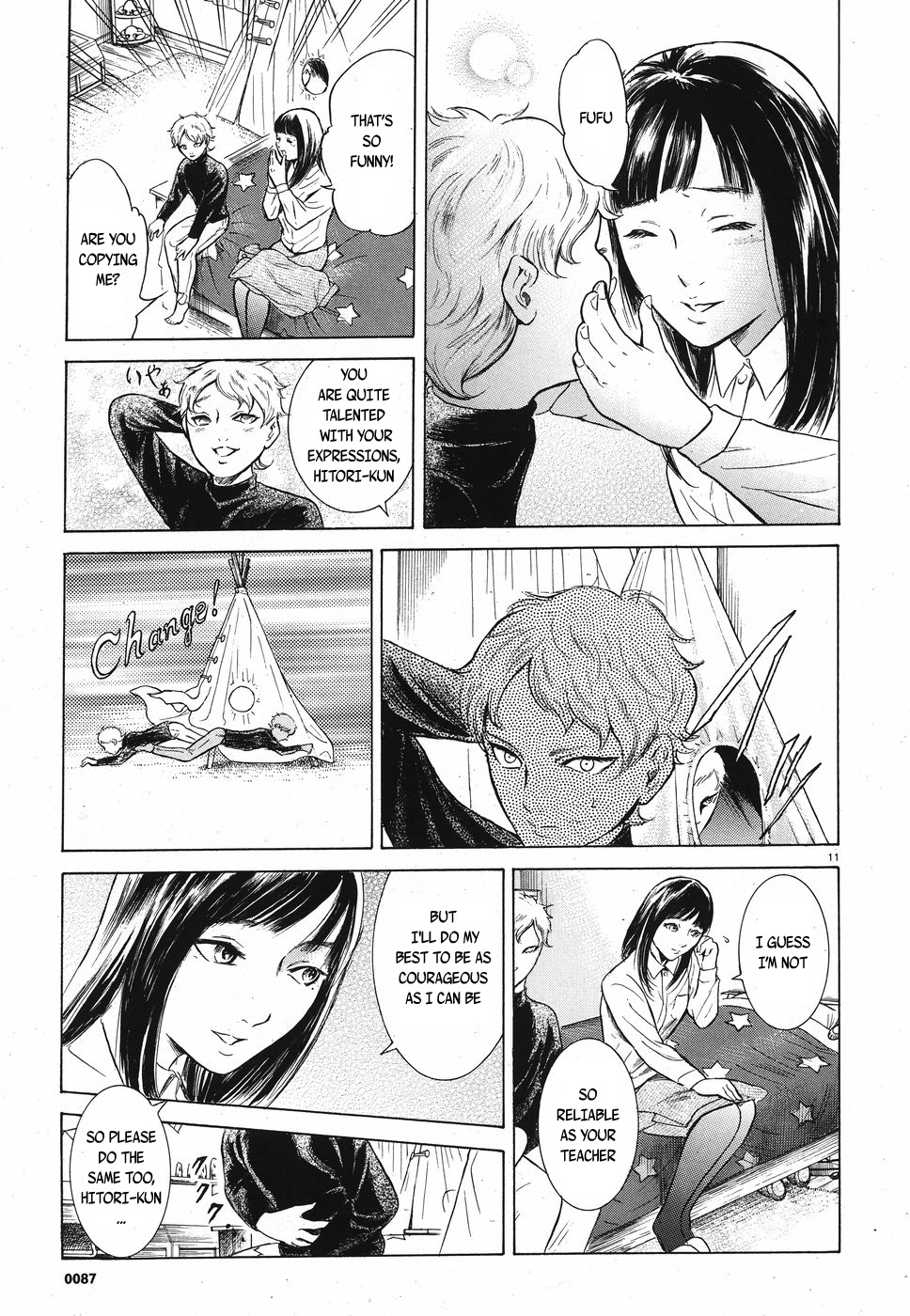 Migi to Dali Chapter 16 page 11 - Chapter 16: A Terrifying Punishment