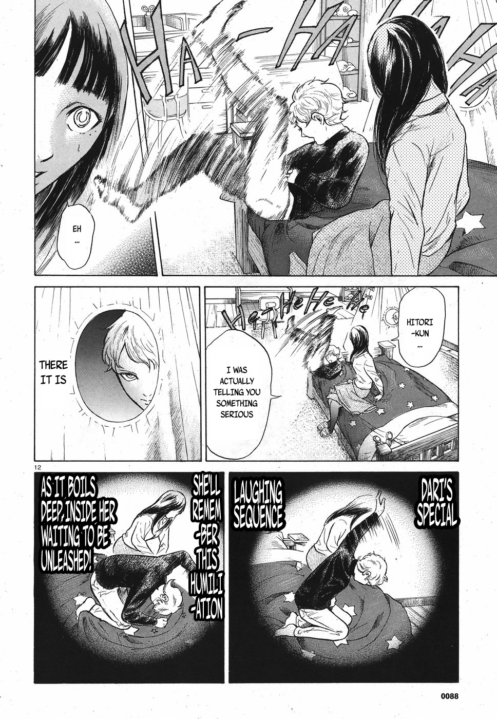 Migi to Dali Chapter 16 page 12 - Chapter 16: A Terrifying Punishment