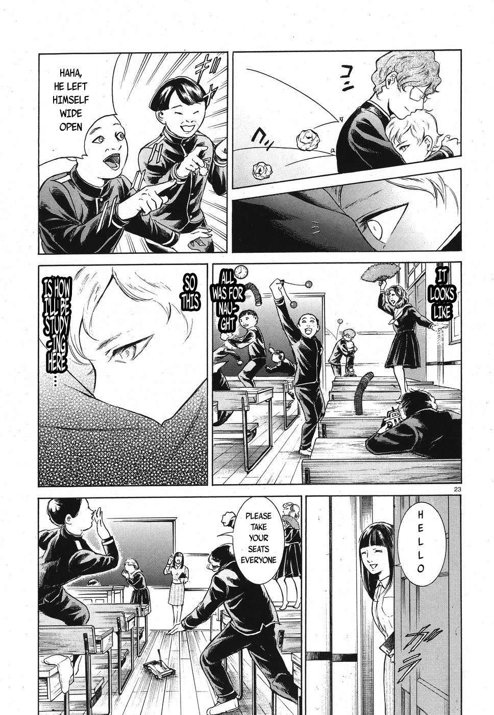 Migi to Dali Chapter 16 page 23 - Chapter 16: A Terrifying Punishment