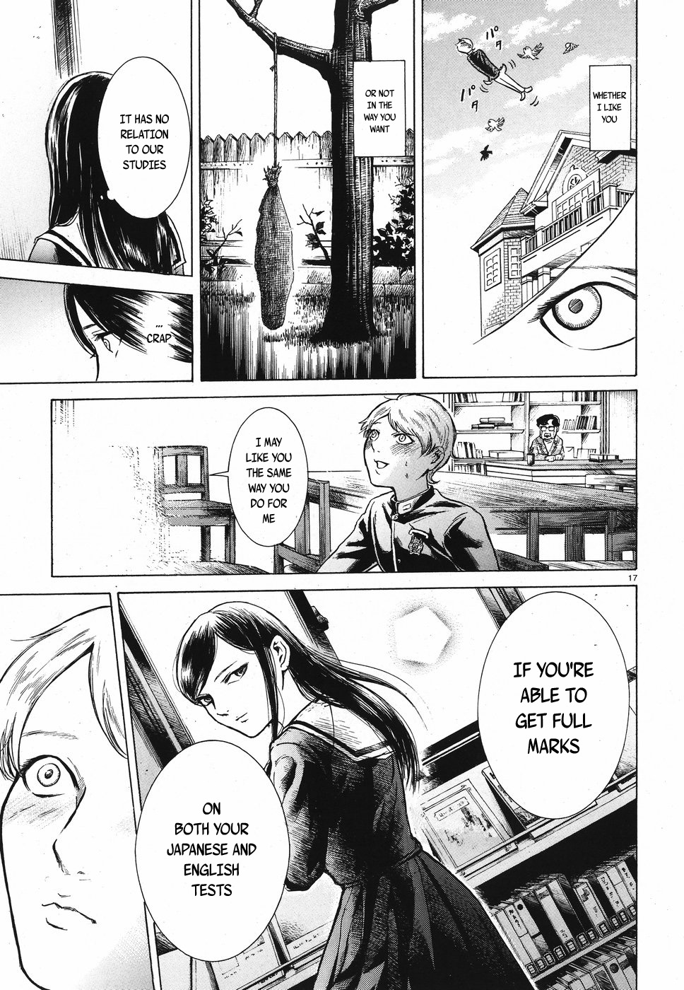 Migi to Dali Chapter 17 page 17 - Chapter 17: First Love