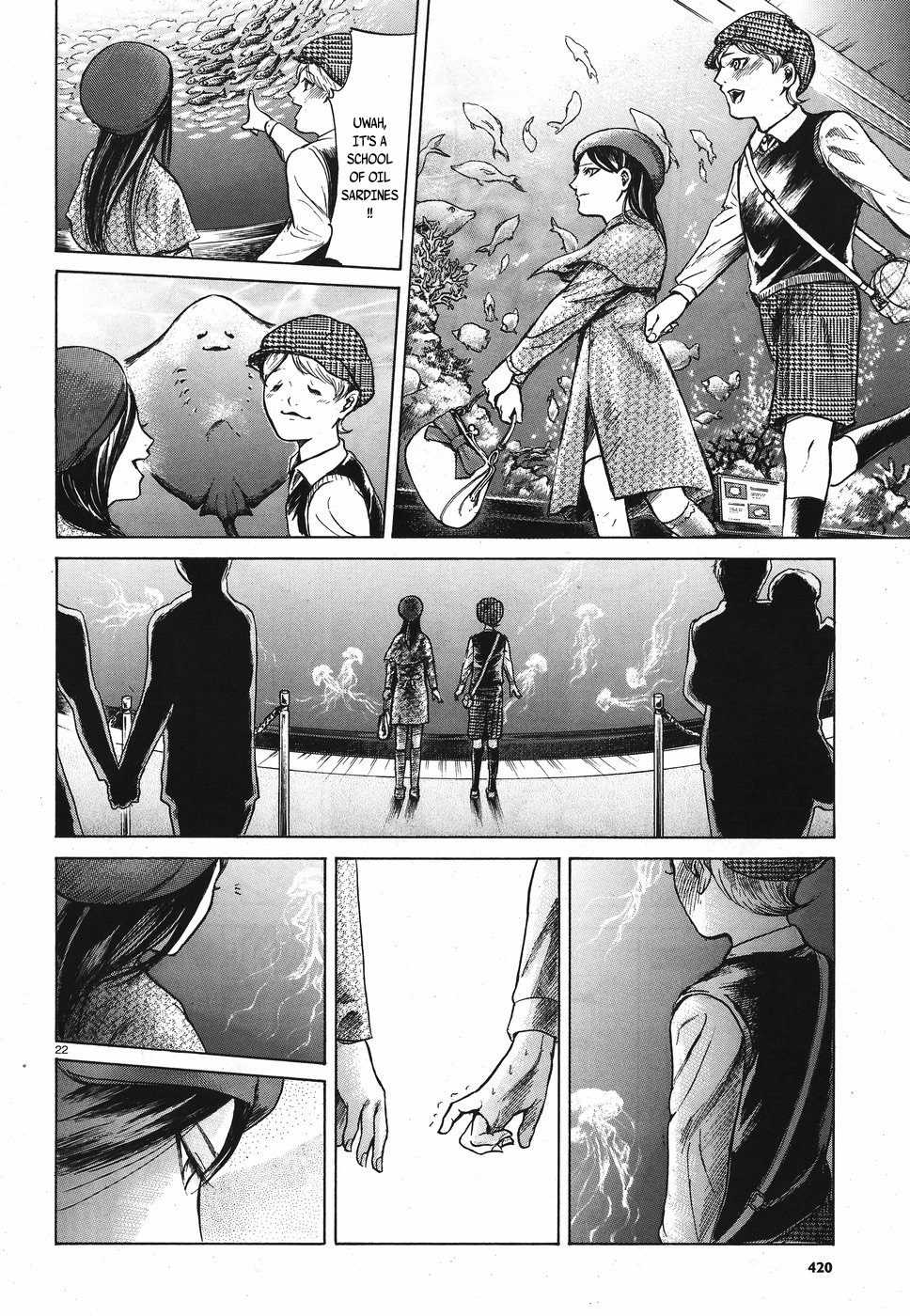 Migi to Dali Chapter 17 page 22 - Chapter 17: First Love
