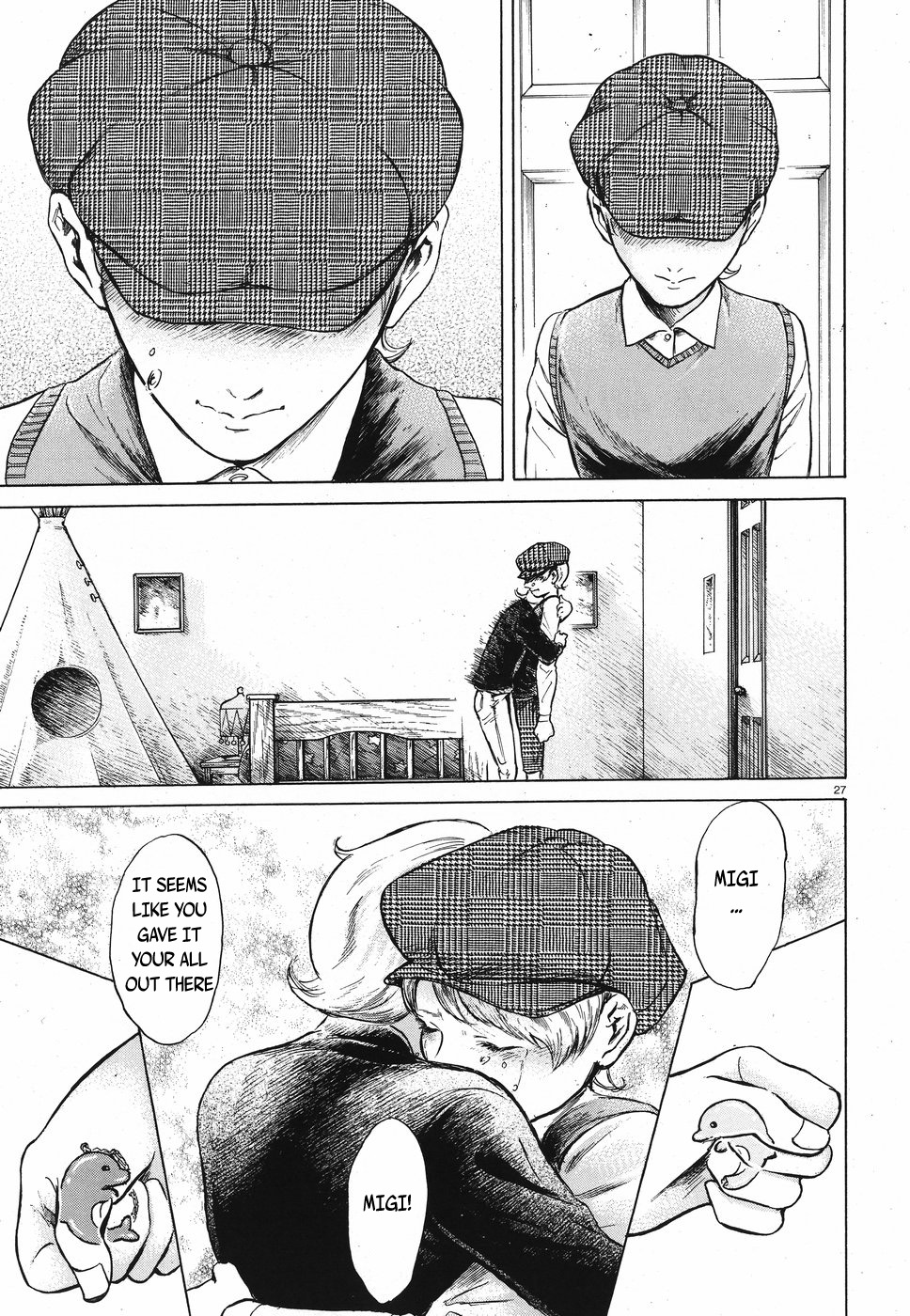 Migi to Dali Chapter 17 page 27 - Chapter 17: First Love