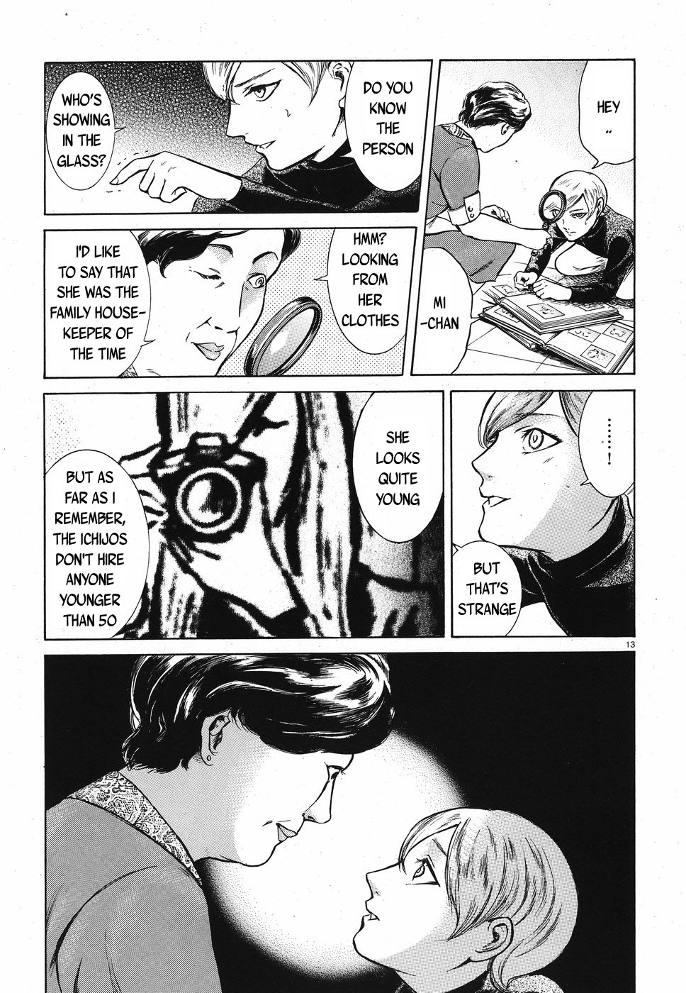 Migi to Dali Chapter 20 page 13 - Chapter 20: The Woman Who Knows Too Much