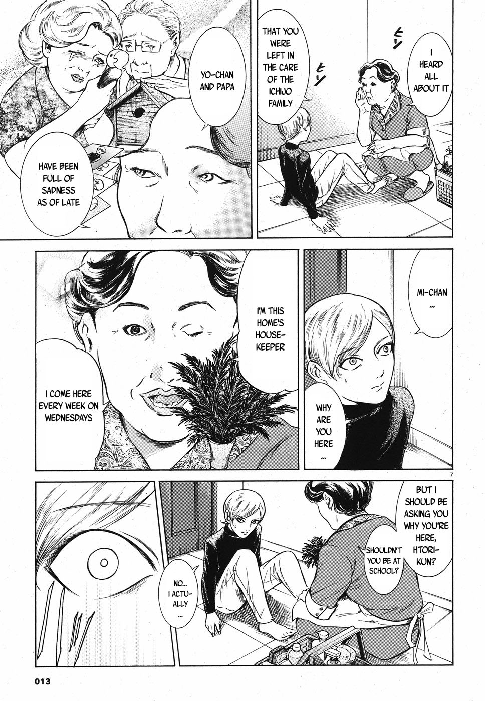 Migi to Dali Chapter 20 page 7 - Chapter 20: The Woman Who Knows Too Much