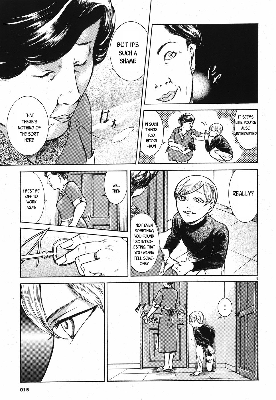 Migi to Dali Chapter 20 page 9 - Chapter 20: The Woman Who Knows Too Much