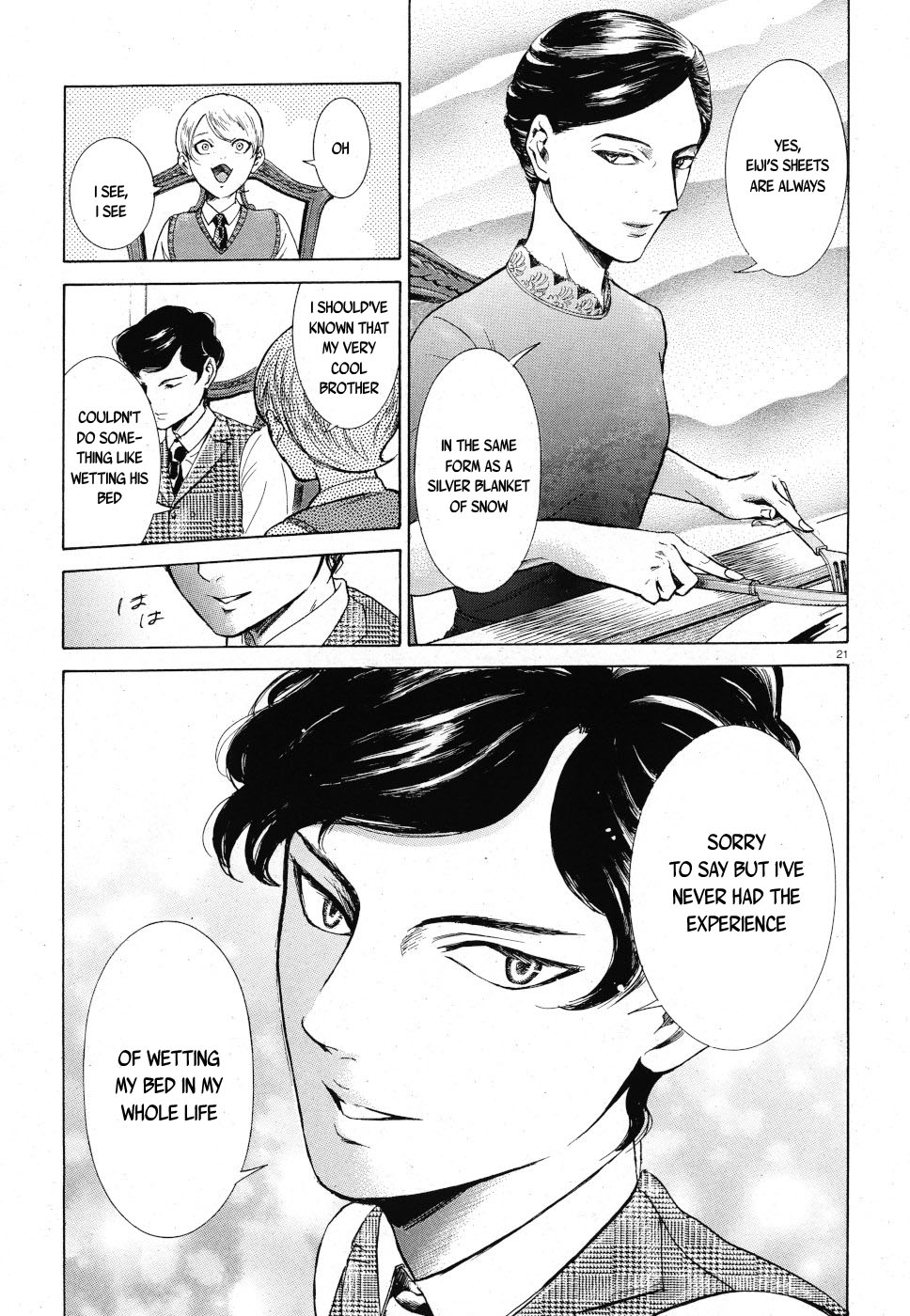 Migi to Dali Chapter 23 page 21 - Chapter 23: Lie Detector