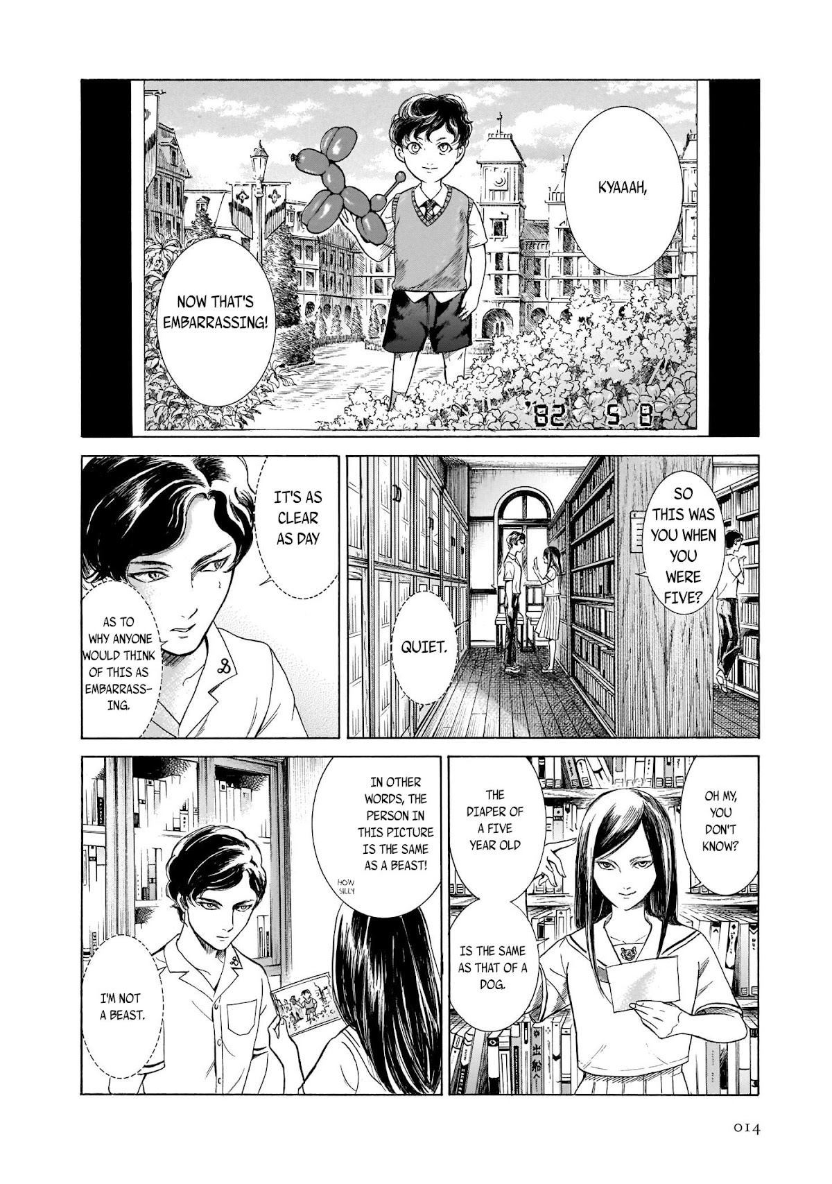 Migi to Dali Chapter 26 page 14 - Chapter 26: The Boy Going Against God