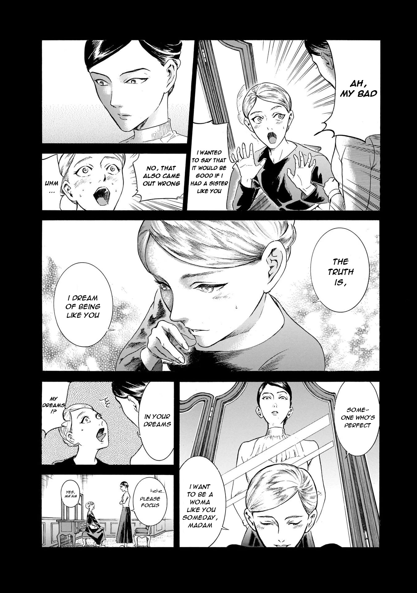 Migi to Dali Chapter 39 page 13 - Chapter 39: The Upside-Down Woman