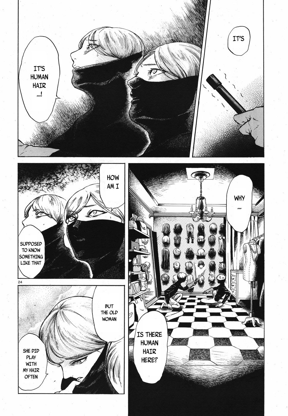 Migi to Dali Chapter 4 page 24 - Chapter 4: The Secret of the Elderly Couple