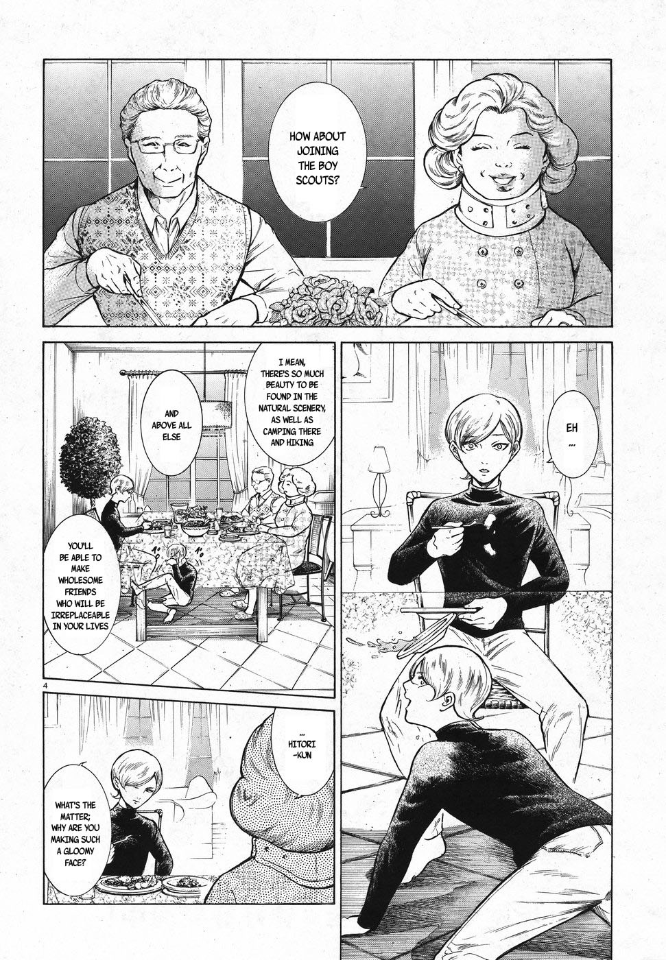 Migi to Dali Chapter 6 page 4 - Chapter 6: First Friend