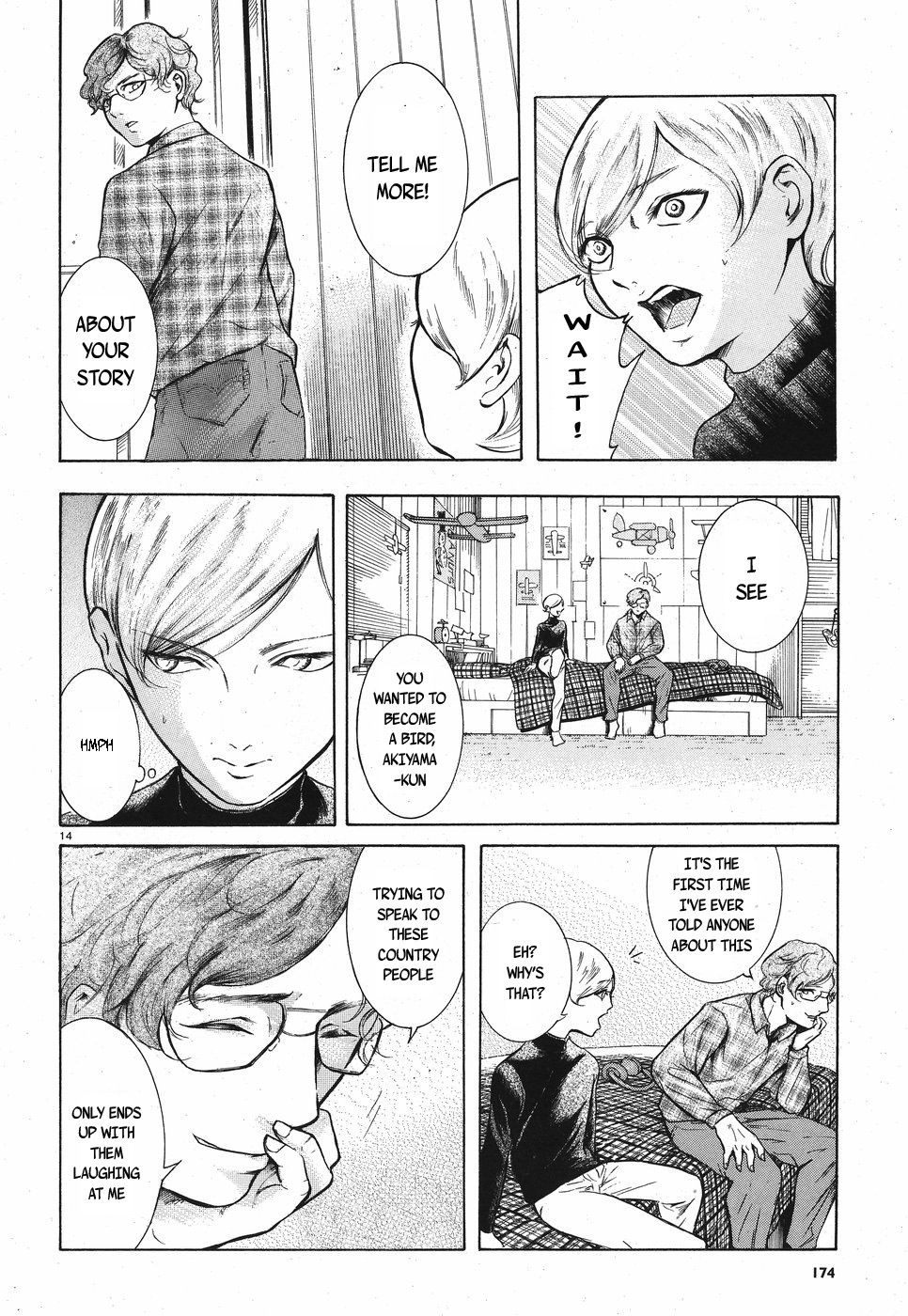 Migi to Dali Chapter 7 page 14 - Chapter 7: Heaven & Hell