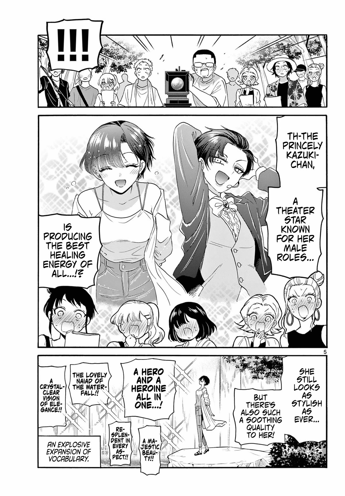 Mikadono Sanshimai wa Angai, Choroi Chapter 100 page 5 - Chapter 100: The sisters' shoots.