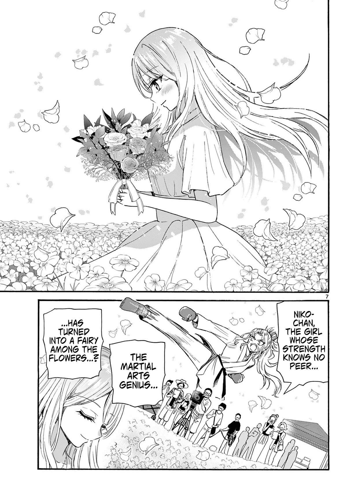 Mikadono Sanshimai wa Angai, Choroi Chapter 100 page 7 - Chapter 100: The sisters' shoots.