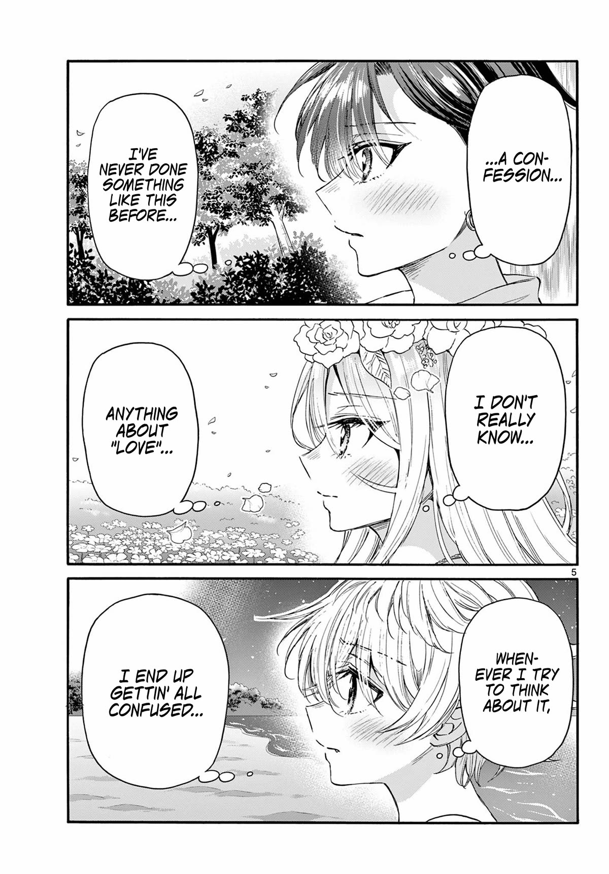 Mikadono Sanshimai wa Angai, Choroi Chapter 101 page 5 - Chapter 101: The sisters' confessions.