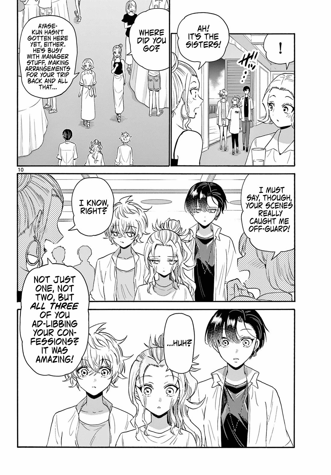 Mikadono Sanshimai wa Angai, Choroi Chapter 102 page 10 - Chapter 102: The sisters' regrets.