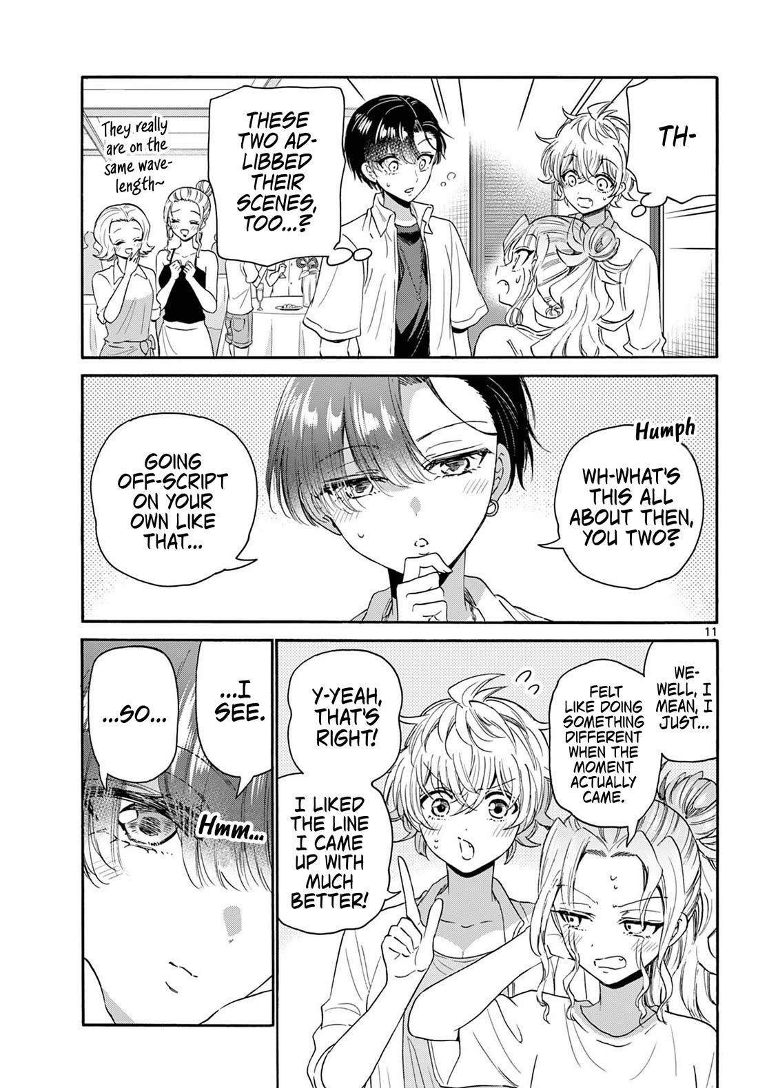 Mikadono Sanshimai wa Angai, Choroi Chapter 102 page 11 - Chapter 102: The sisters' regrets.