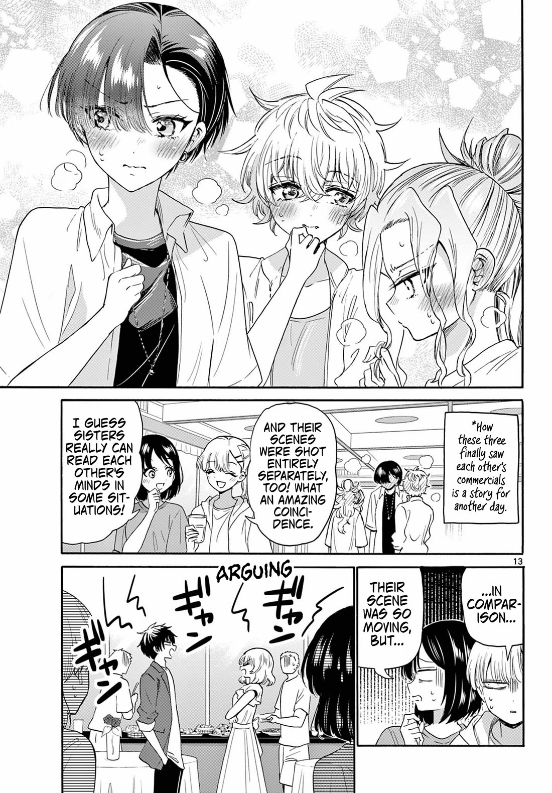 Mikadono Sanshimai wa Angai, Choroi Chapter 102 page 13 - Chapter 102: The sisters' regrets.
