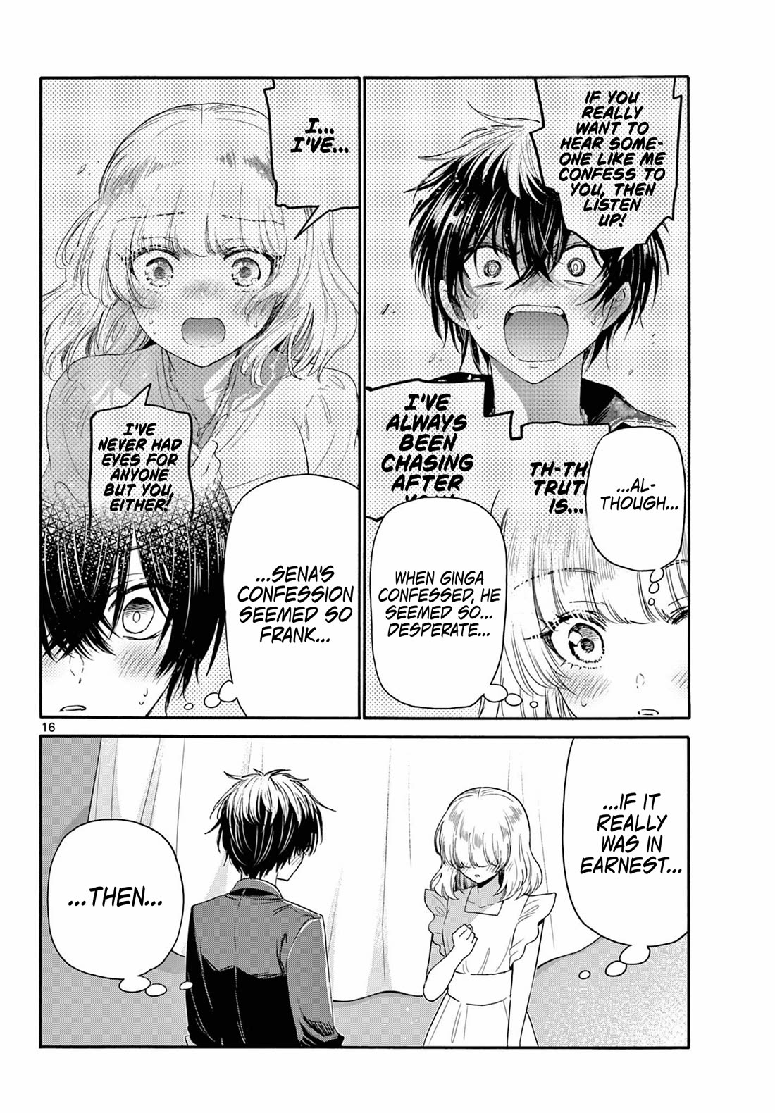 Mikadono Sanshimai wa Angai, Choroi Chapter 102 page 16 - Chapter 102: The sisters' regrets.