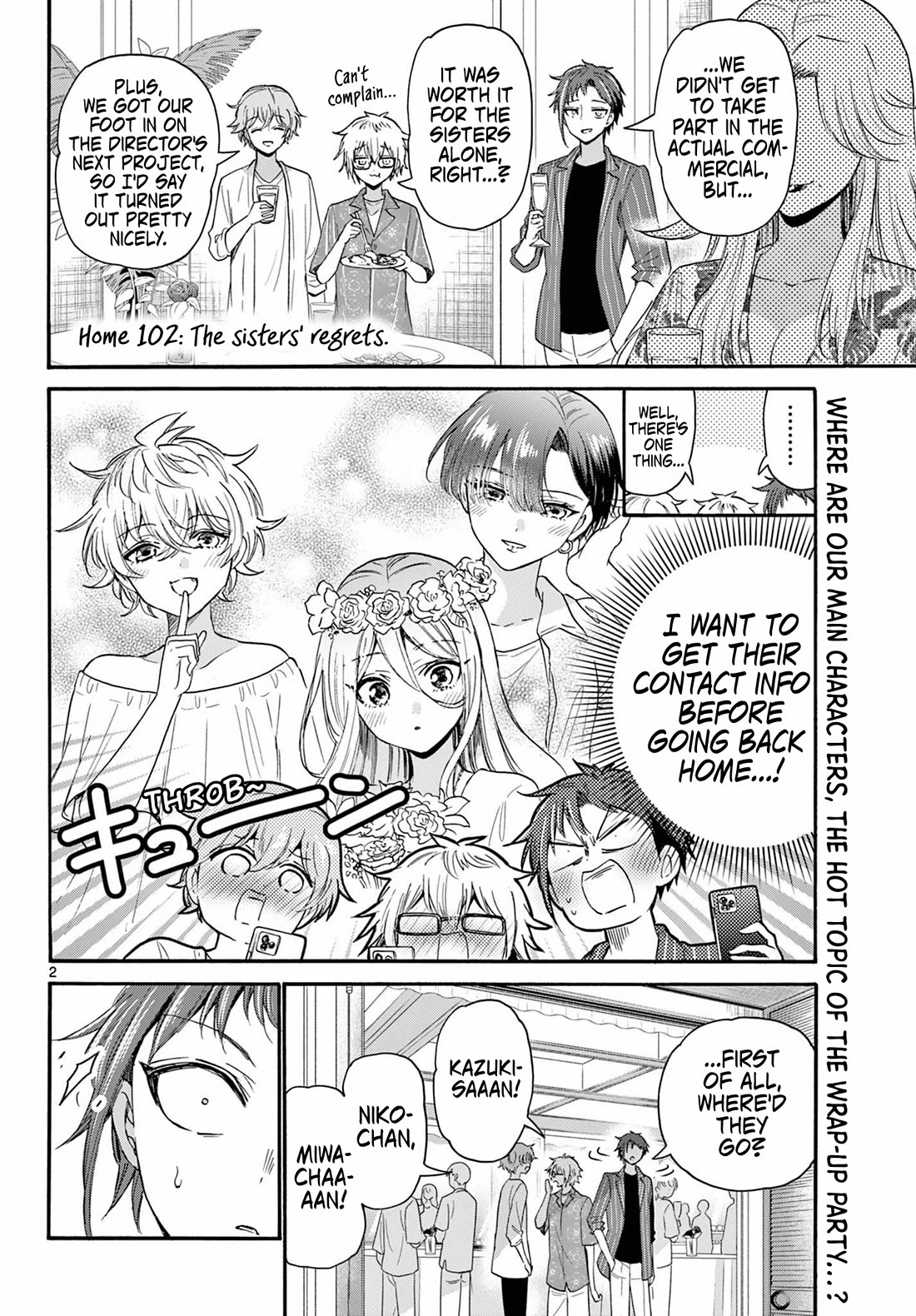 Mikadono Sanshimai wa Angai, Choroi Chapter 102 page 2 - Chapter 102: The sisters' regrets.
