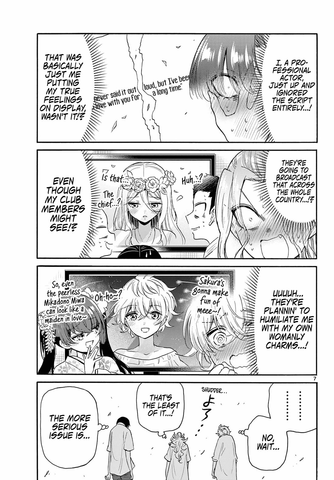 Mikadono Sanshimai wa Angai, Choroi Chapter 102 page 7 - Chapter 102: The sisters' regrets.