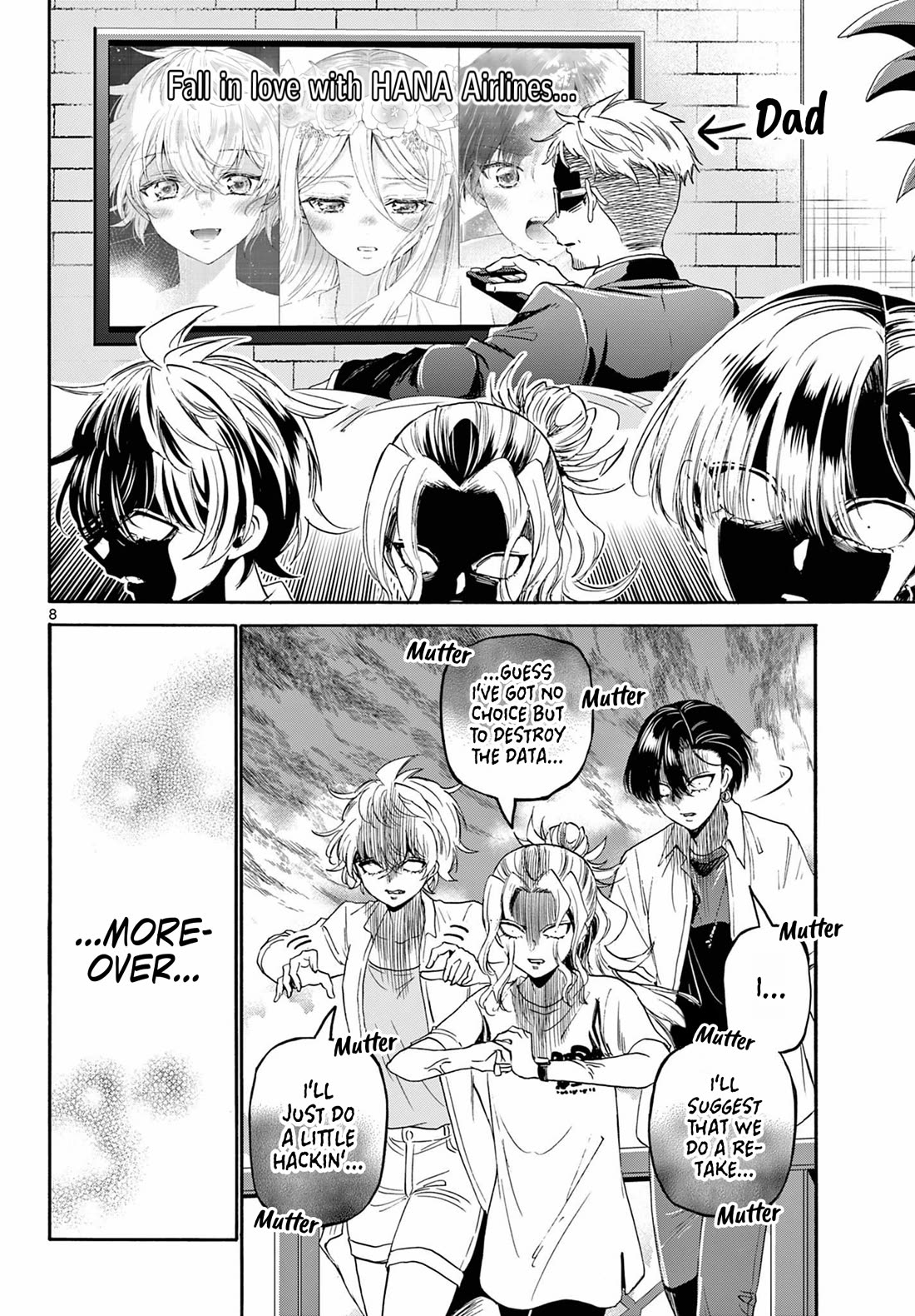 Mikadono Sanshimai wa Angai, Choroi Chapter 102 page 8 - Chapter 102: The sisters' regrets.