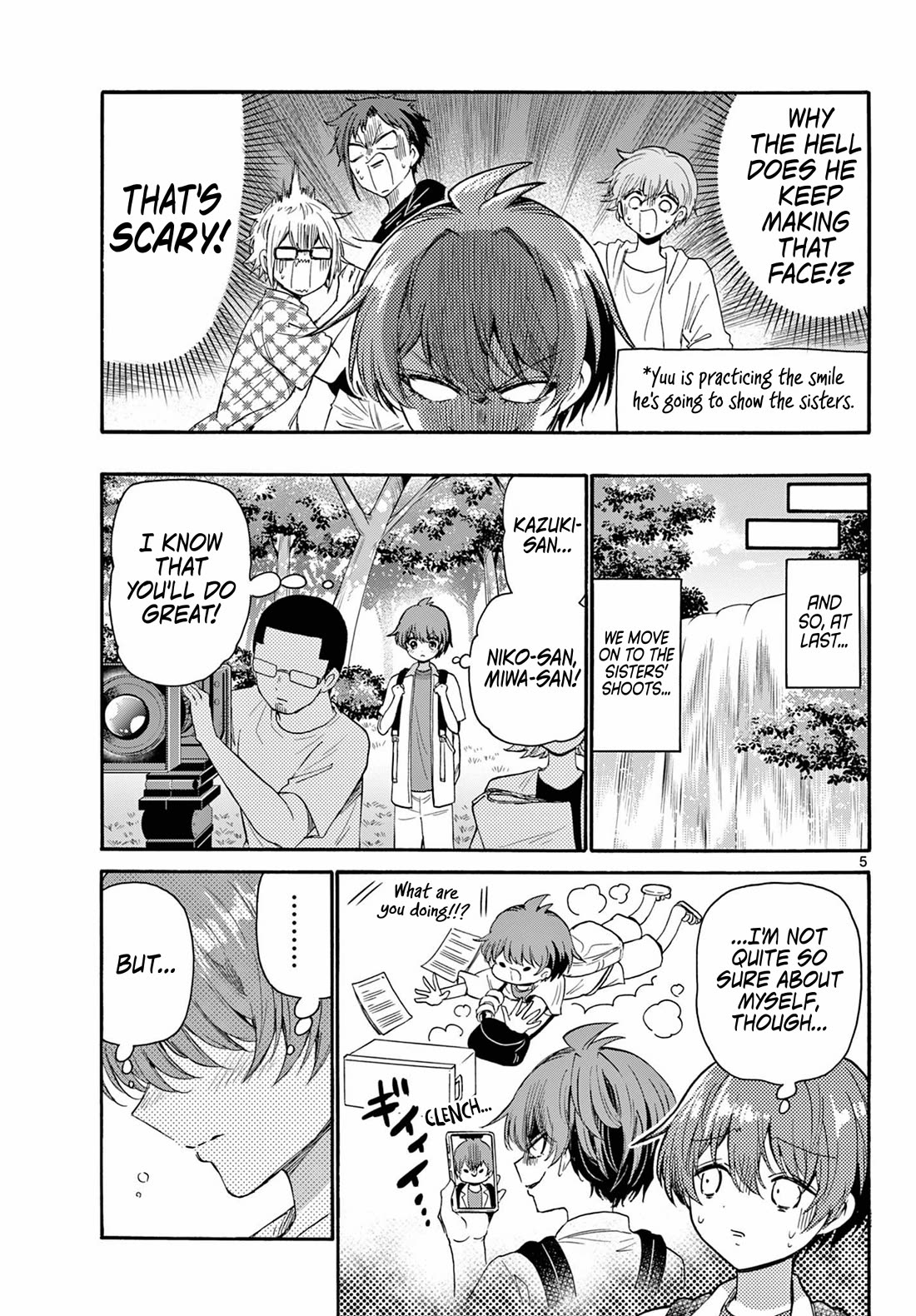 Mikadono Sanshimai wa Angai, Choroi Chapter 104 page 5 - Chapter 104: Confessions — the receiving side.