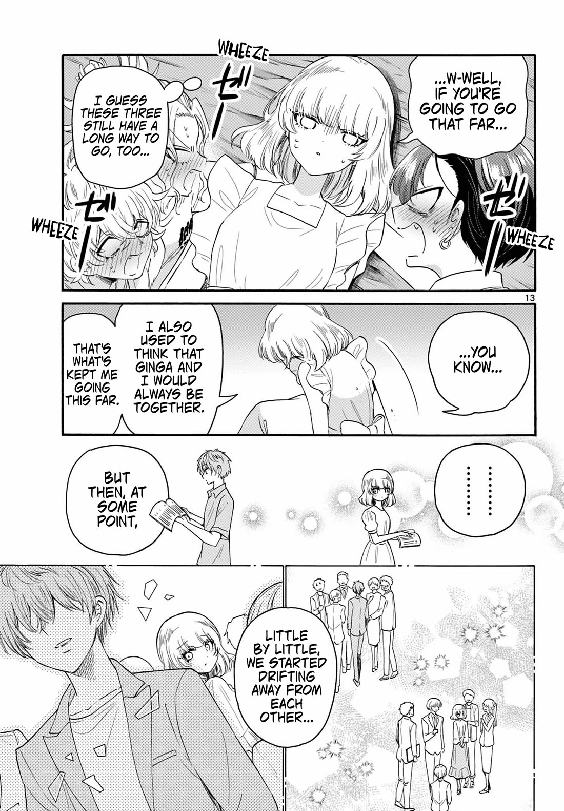 Mikadono Sanshimai wa Angai, Choroi Chapter 105 page 13 - Chapter 105: The last night.