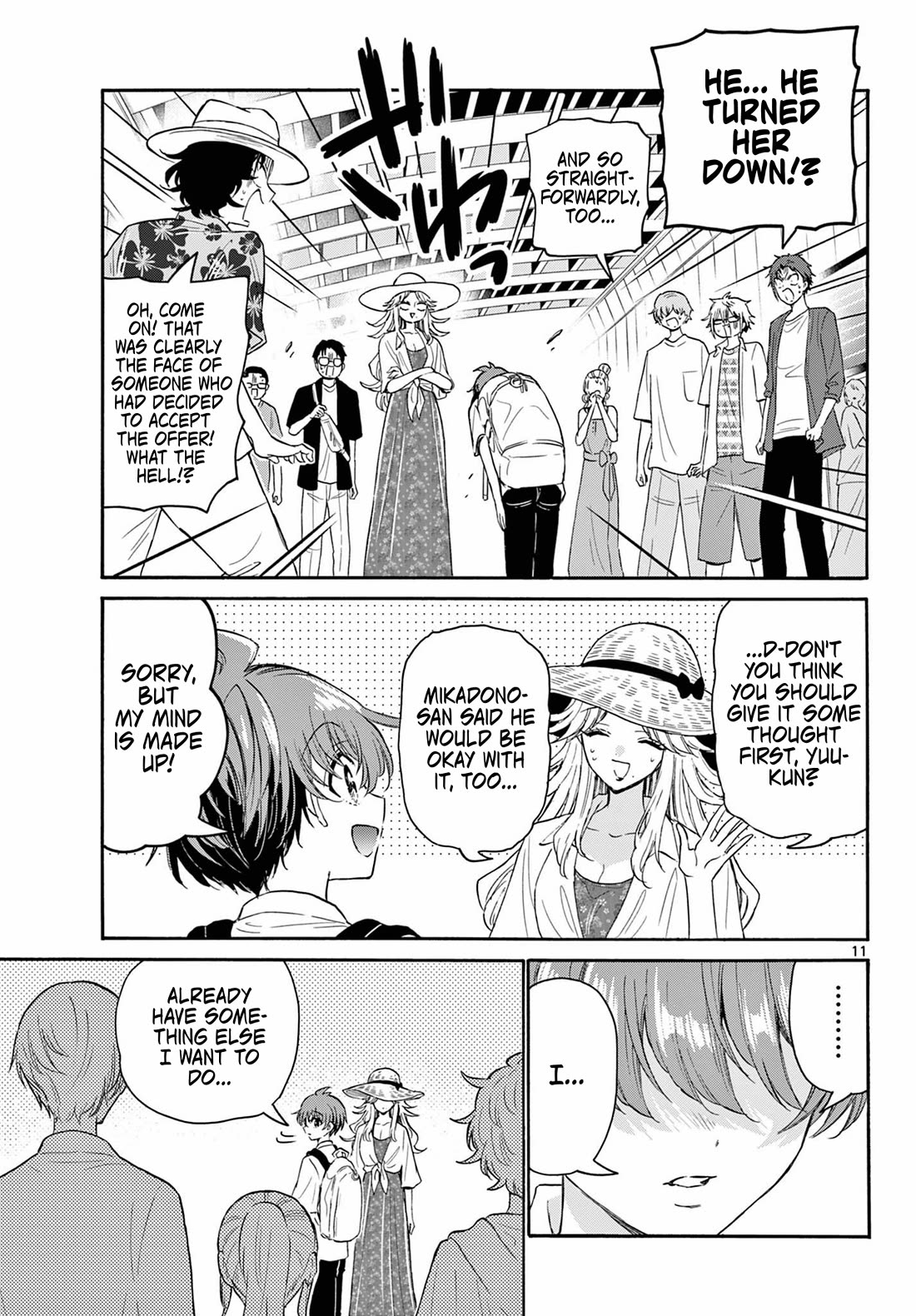Mikadono Sanshimai wa Angai, Choroi Chapter 108 page 11 - Chapter 108: An amazing offer.