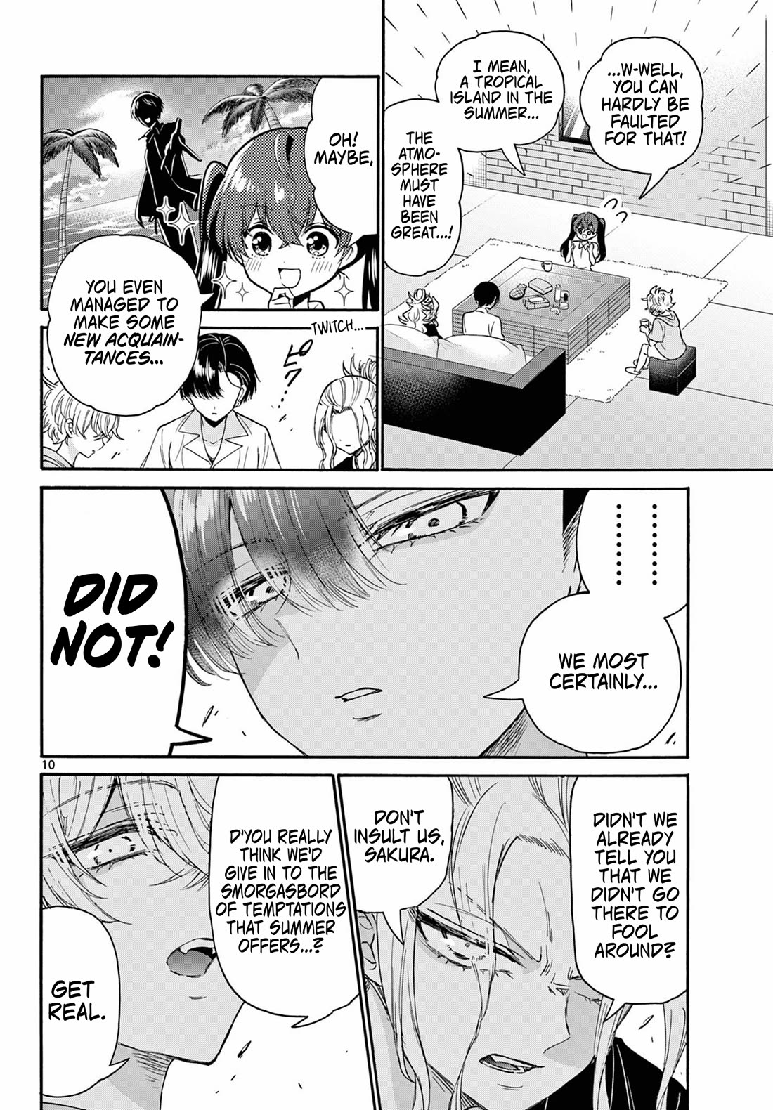 Mikadono Sanshimai wa Angai, Choroi Chapter 110 page 10 - Chapter 110: Letting loose.