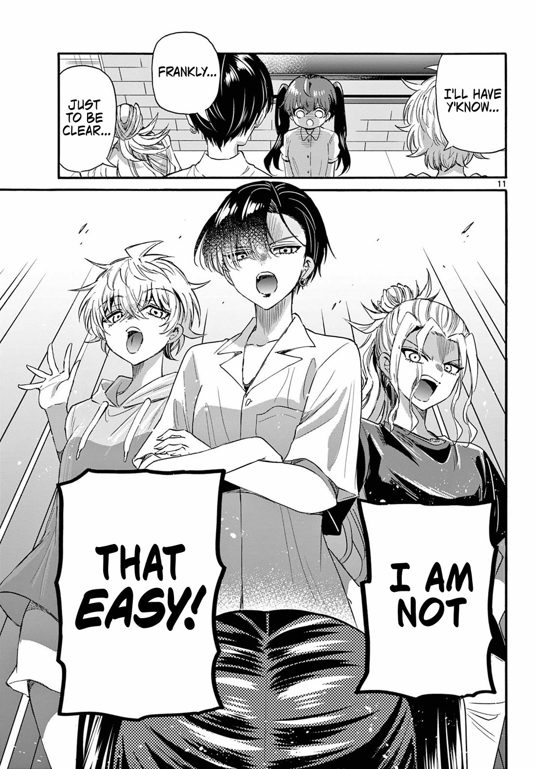 Mikadono Sanshimai wa Angai, Choroi Chapter 110 page 11 - Chapter 110: Letting loose.