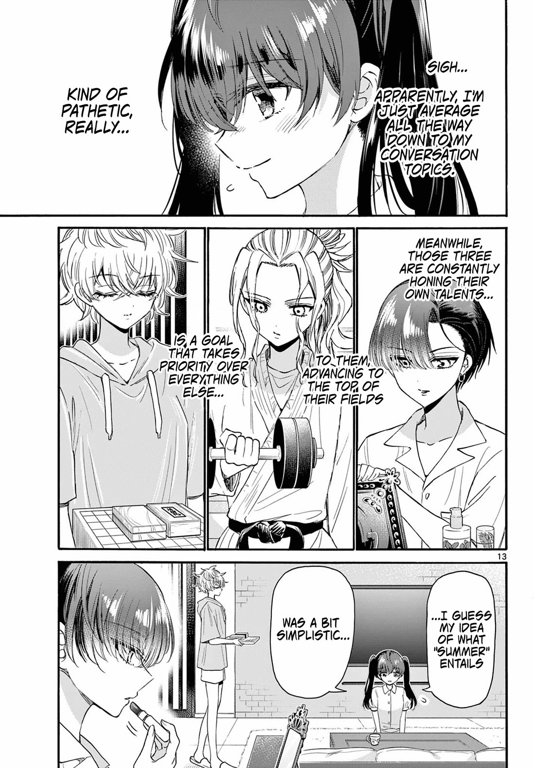 Mikadono Sanshimai wa Angai, Choroi Chapter 110 page 13 - Chapter 110: Letting loose.
