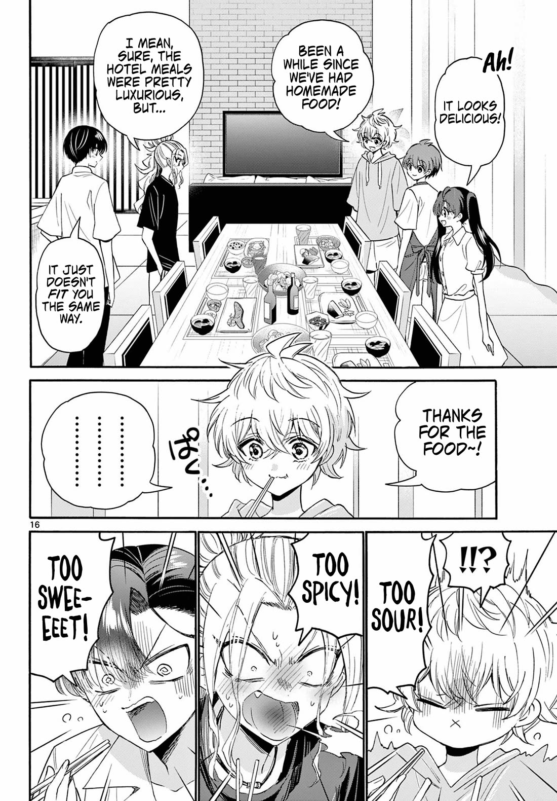 Mikadono Sanshimai wa Angai, Choroi Chapter 110 page 16 - Chapter 110: Letting loose.