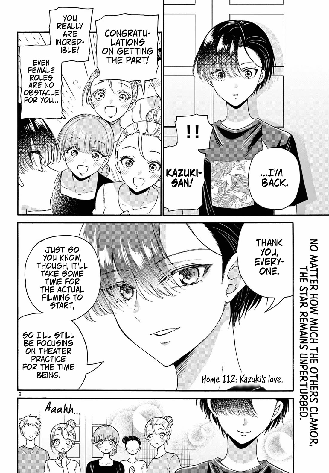 Mikadono Sanshimai wa Angai, Choroi Chapter 112 page 2 - Chapter 112: Kazuki's love.