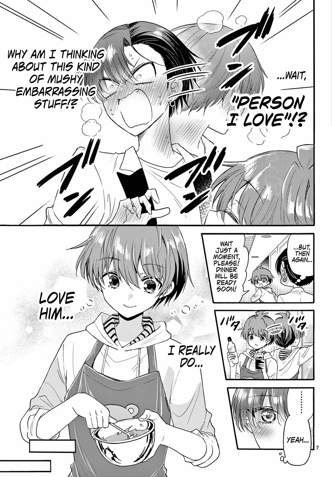 Mikadono Sanshimai wa Angai, Choroi Chapter 112 page 7 - Chapter 112: Kazuki's love.
