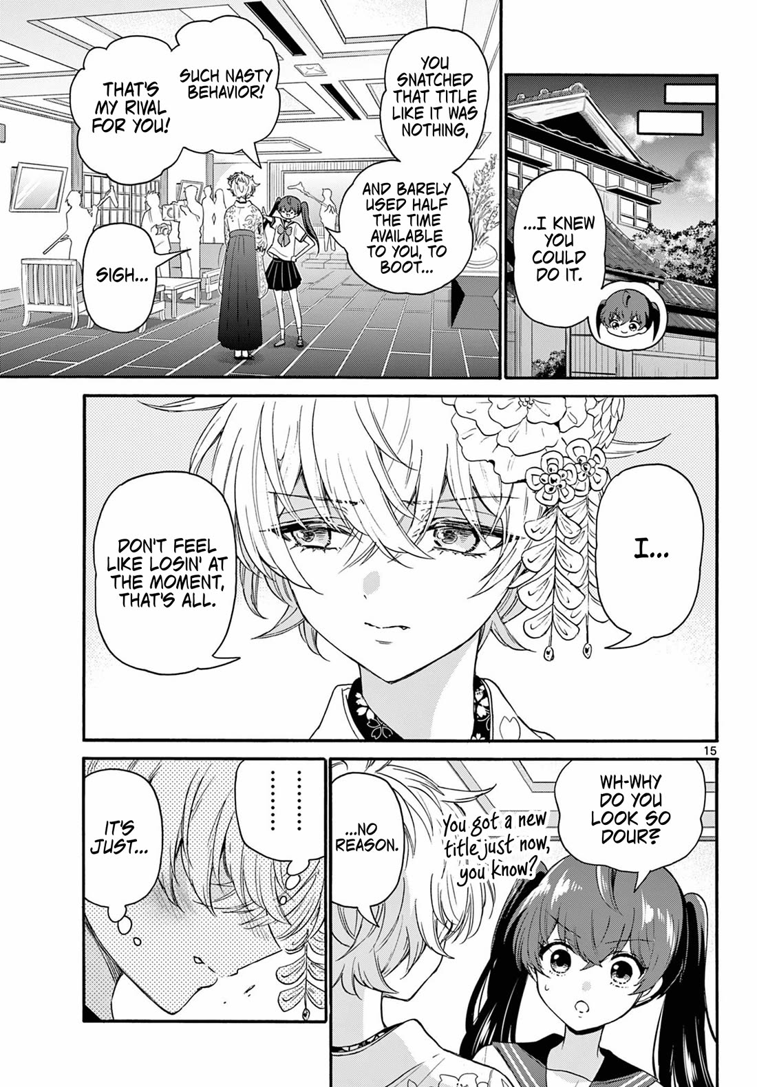 Mikadono Sanshimai wa Angai, Choroi Chapter 113 page 15 - Chapter 113: Same here.