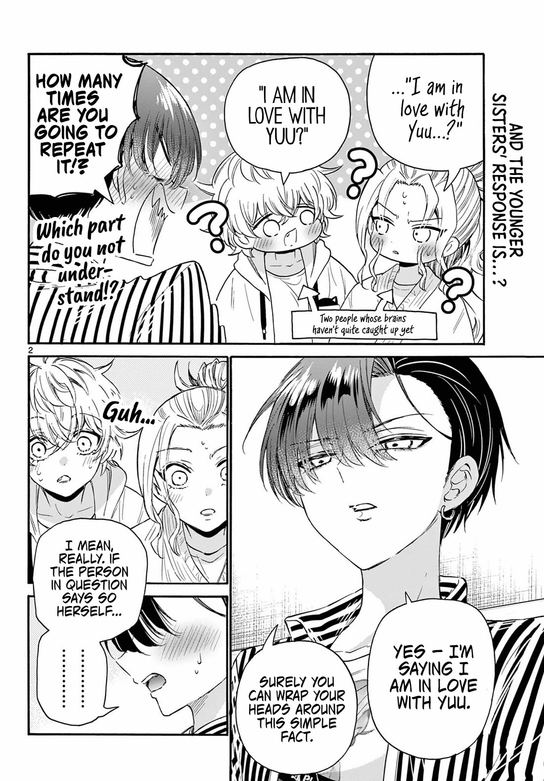 Mikadono Sanshimai wa Angai, Choroi Chapter 113 page 2 - Chapter 113: Same here.