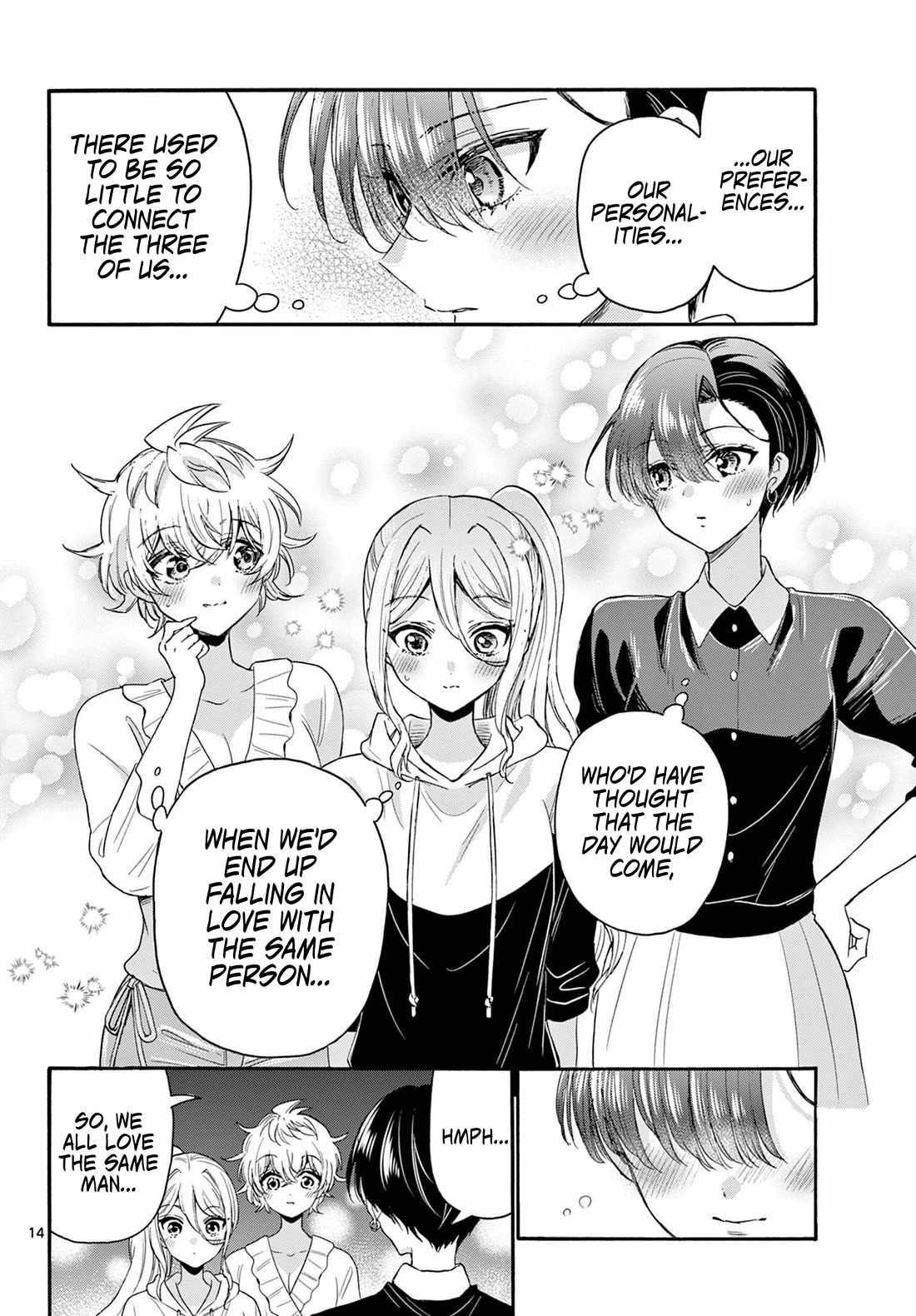 Mikadono Sanshimai wa Angai, Choroi Chapter 115 page 14 - Chapter 115: All three, together.